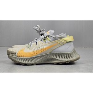 Nike Pegasus Trail 2 Sneakers Womens 7 Pure Platinum Orange Shoes CK4309-001